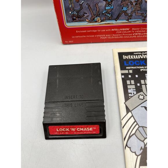 Lock N Chase (for Mattel Intellivision) CIB Complete - Picture 6 of 7